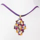 Symphony - Malvina Rhombus S-Purple Suedine - 1